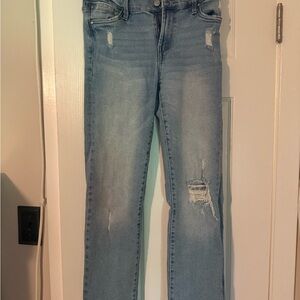 RACHEL Rachel Roy Light Blue Straight Leg Jeans